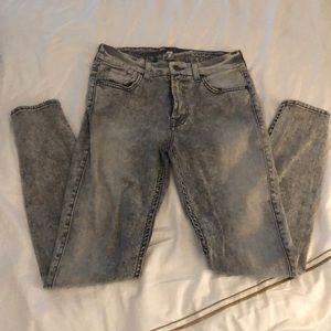 Seven for all mankind mid rise ankle skinny jeans